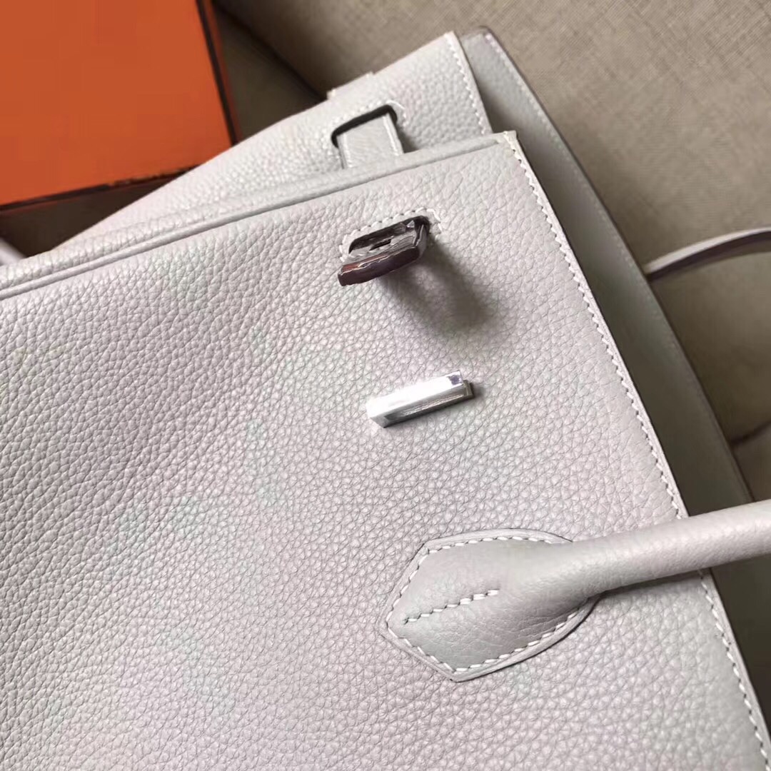 Hermes Birkin 35CM Togo Leather Handbag White